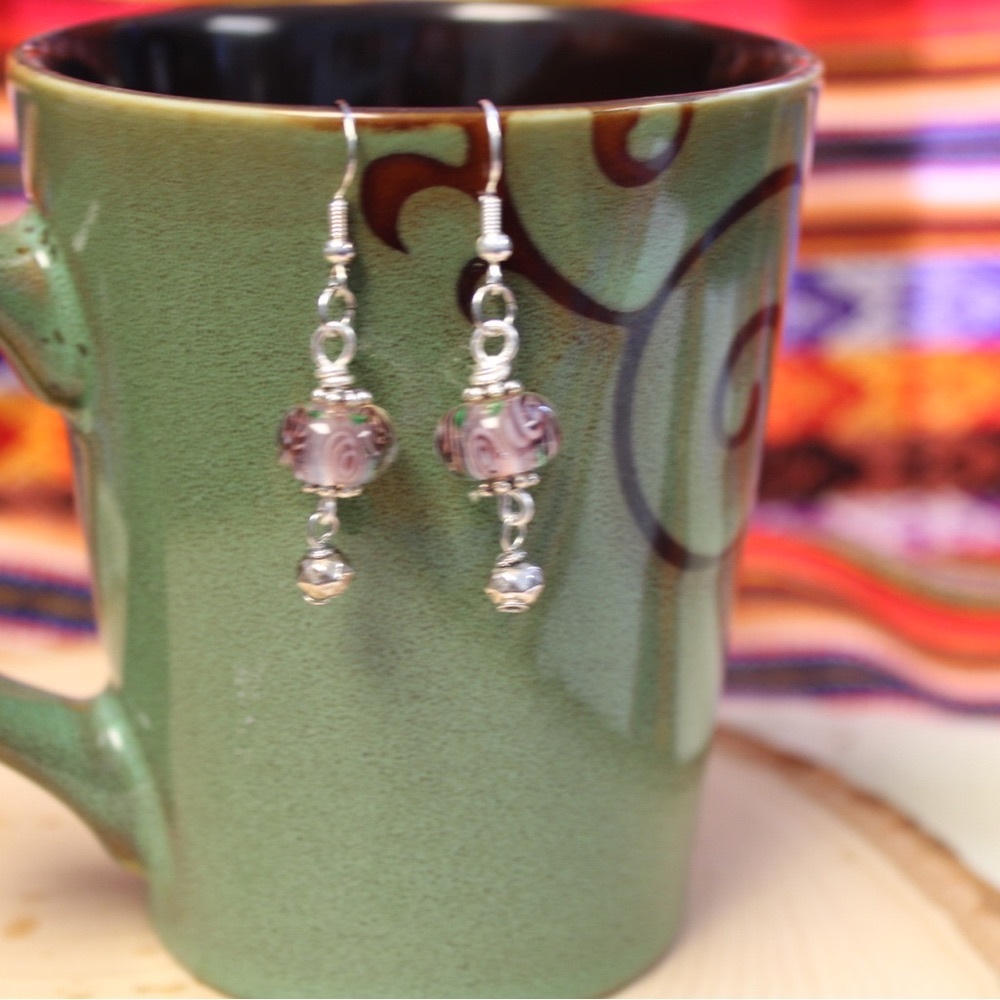 Earrings, hand made by me